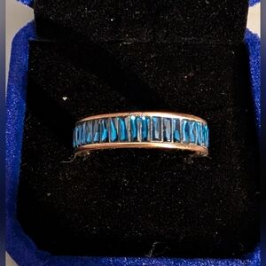 Kendra Scott Blue and Gold Ring